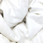Silk filled duvet