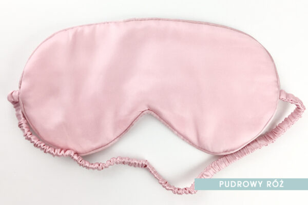 silk eye mask dusted pink