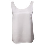 jedwabny top kość słoniowa