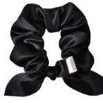 jedwabna gumka do włosów z uszami